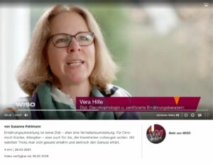 Ernährung umstellen: mein Beitrag bei ZDF WISO