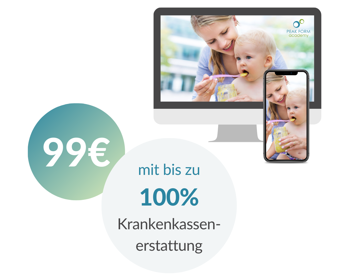 Der Beikost-Kurs lässt sich auf allen Endgeräten nutzen: als App oder im Browser